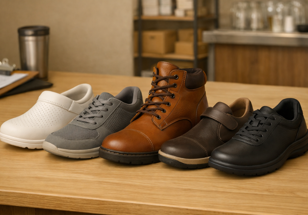 calzado recomendado para trabajar de pie